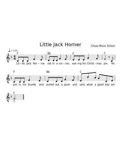 Little Jack Horner preview