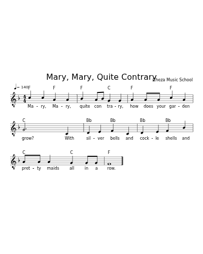Mary, Mary, Quite Contrary