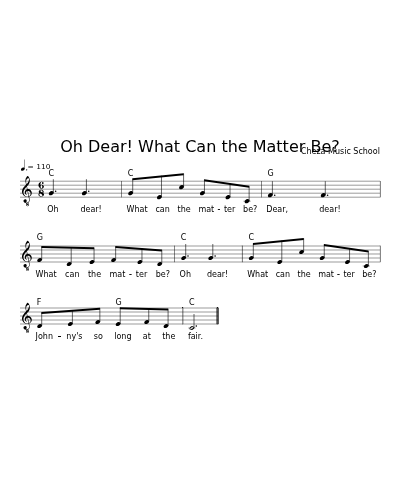 Oh Dear! What Can the Matter Be? preview