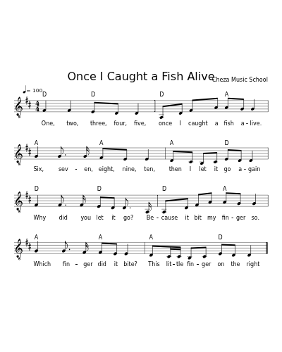 Once I Caught a Fish Alive