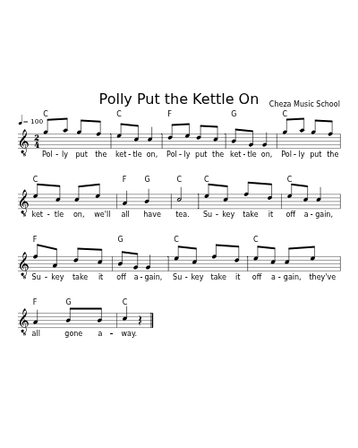 Polly Put the Kettle On preview