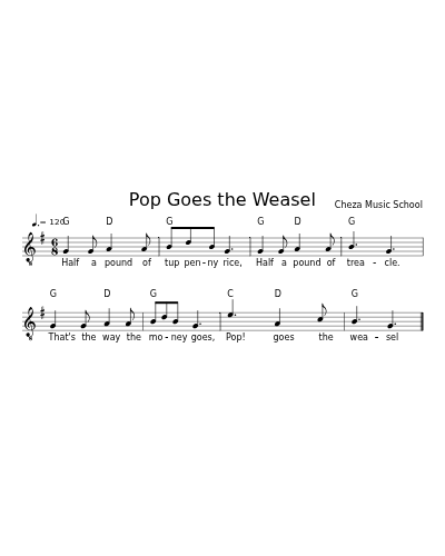 Pop Goes the Weasel preview