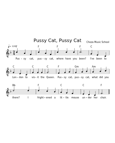 Pussy Cat, Pussy Cat preview