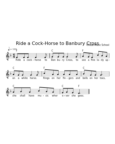 Ride a Cock-Horse to Banbury Cross