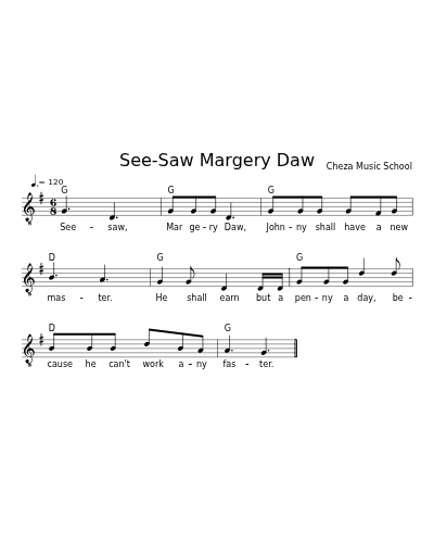 See-Saw Margery Daw preview