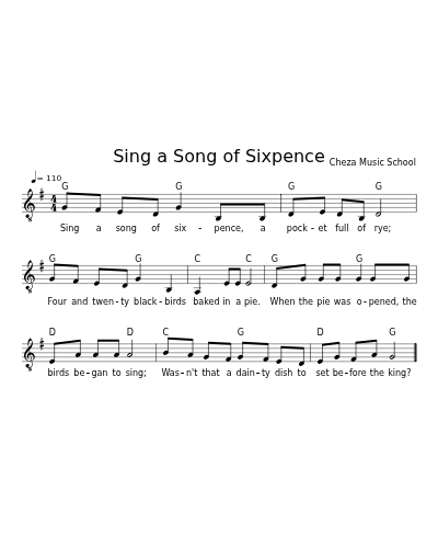 Sing a Song of Sixpence