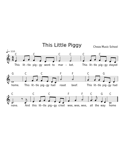 This Little Piggy preview