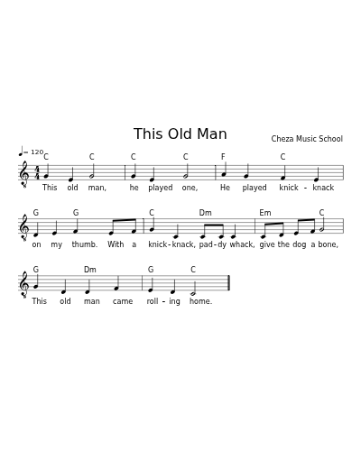 This Old Man preview