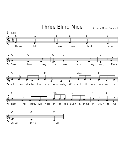 Three Blind Mice preview