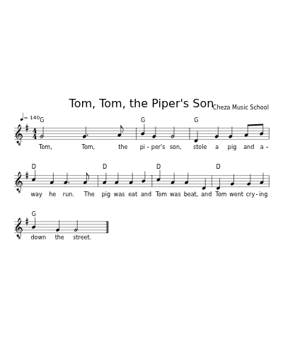 Tom, Tom, the Piper's Son preview