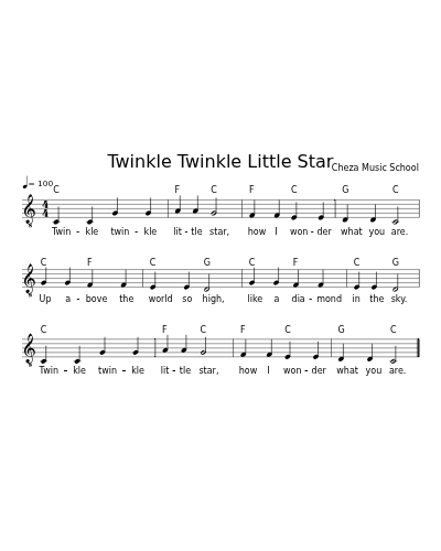 Twinkle Twinkle Little Star preview