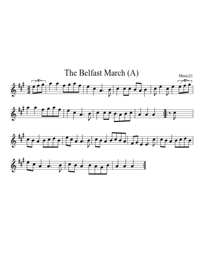 The Belfast March (A) preview
