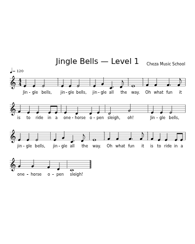 Jingle Bells — Level 1