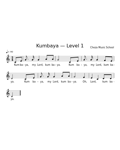 Kumbaya — Level 1