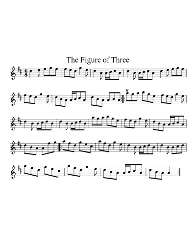 The Figure of Three sheet music preview