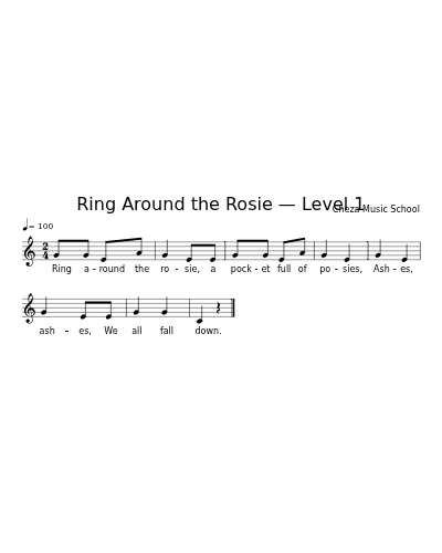 Ring Around the Rosie — Level 1