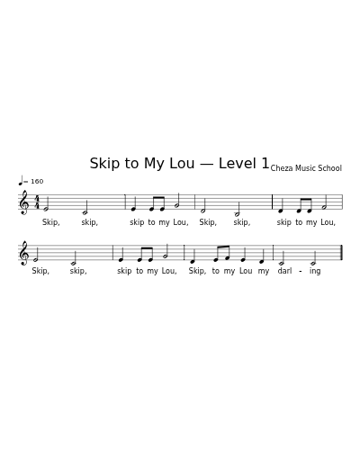 Skip to My Lou — Level 1