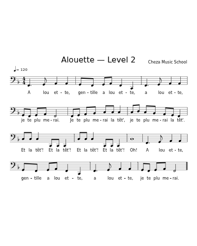 Alouette — Level 2