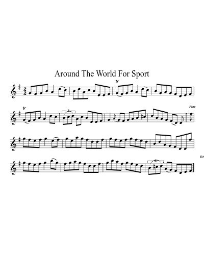 Around The World For Sport (Version 3) preview