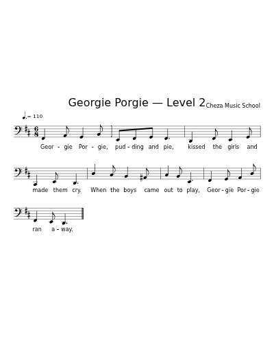 Georgie Porgie — Level 2