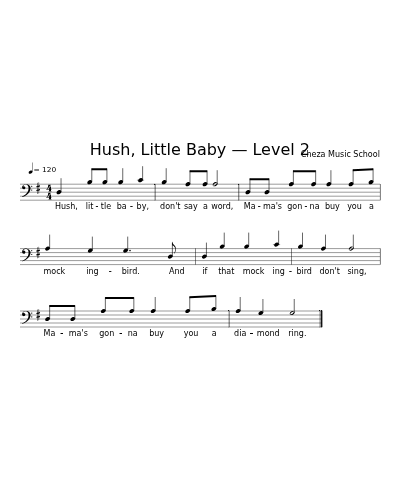 Hush, Little Baby — Level 2