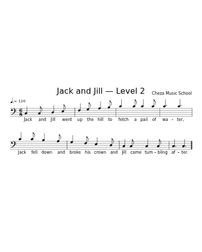 Jack and Jill — Level 2