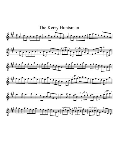 The Kerry Huntsman sheet music preview