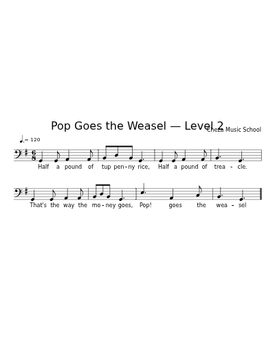 Pop Goes the Weasel — Level 2