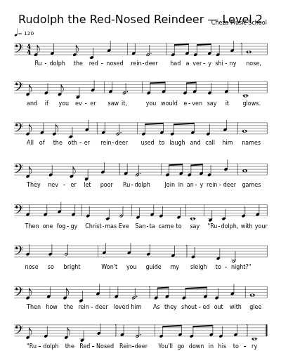 Rudolph the Red-Nosed Reindeer — Level 2