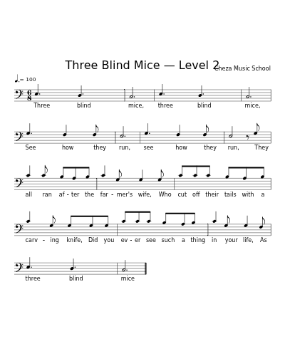 Three Blind Mice — Level 2