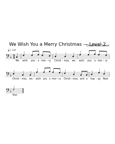 We Wish You a Merry Christmas — Level 2 preview