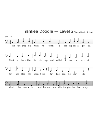 Yankee Doodle — Level 2