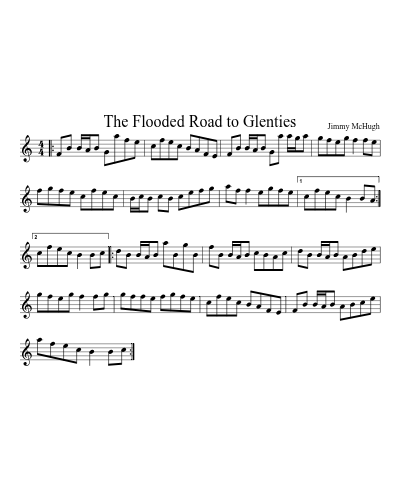The Flooded Road to Glenties (Version 2)