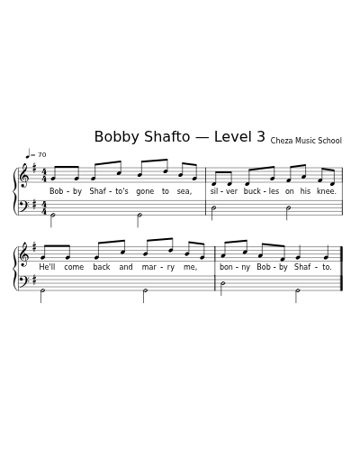 Bobby Shafto — Level 3