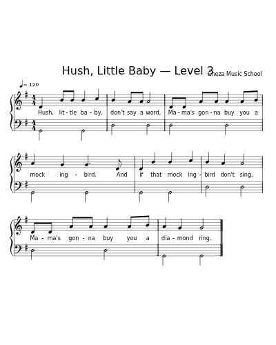 Hush, Little Baby — Level 3