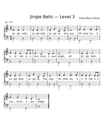 Jingle Bells — Level 3 preview