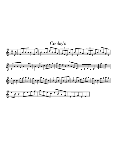 Cooley's (Version 3)