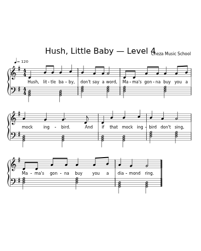 Hush, Little Baby — Level 4