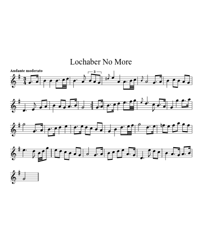 Lochaber No More preview