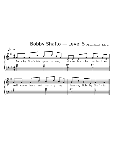 Bobby Shafto — Level 5