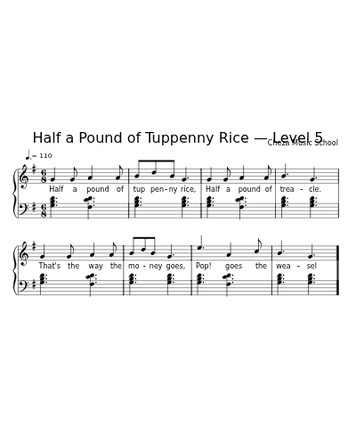Half a Pound of Tuppenny Rice — Level 5