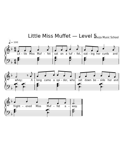 Little Miss Muffet — Level 5
