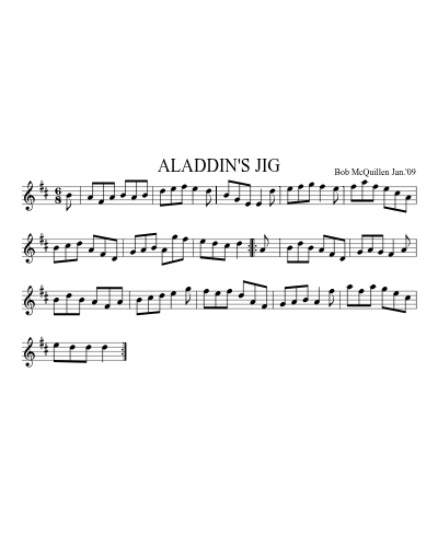 ALADDIN'S JIG