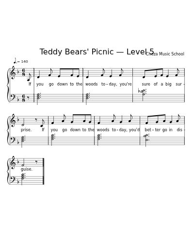 Teddy Bears' Picnic — Level 5