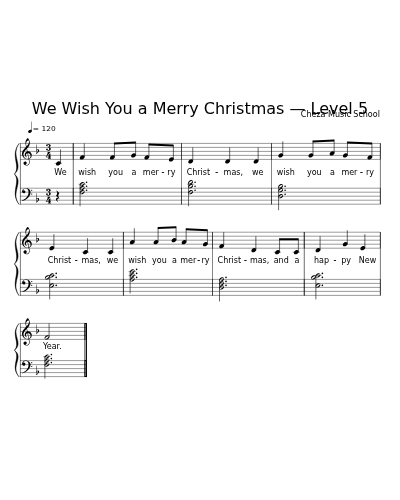 We Wish You a Merry Christmas — Level 5 preview