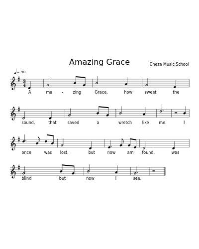 Amazing Grace preview
