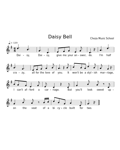 Daisy Bell preview