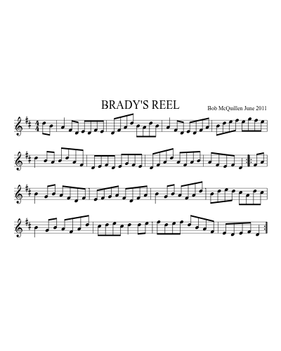 BRADY'S REEL