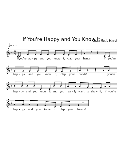 If You're Happy and You Know It