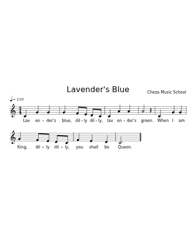 Lavender's Blue